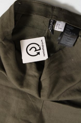 Дамски панталон H&M Divided, Размер S, Цвят Зелен, Цена 7,25 лв.