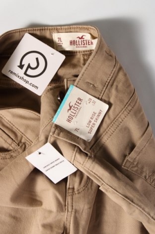 Дамски панталон Hollister, Размер M, Цвят Бежов, Цена 13,92 лв.