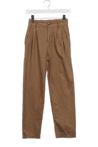 Дамски панталон Mango, Размер XS, Цвят Кафяв, Цена 6,72 лв.