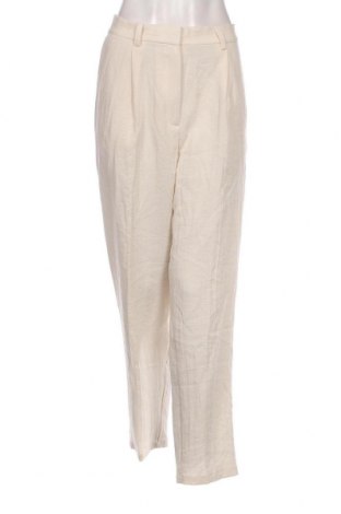 Pantaloni de femei Monki, Mărime M, Culoare Ecru, Preț 62,86 Lei