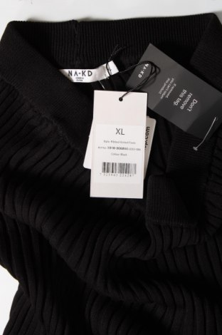Damskie spodnie NA-KD, Rozmiar XL, Kolor Czarny, Cena 41,74 zł