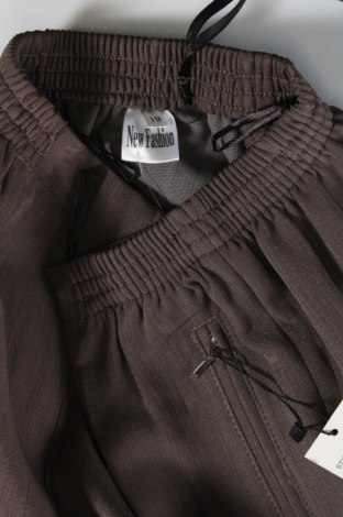 Дамски панталон New Fashion, Размер XS, Цвят Кафяв, Цена 5,98 лв.