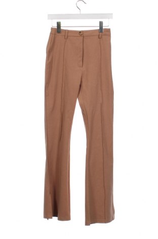 Дамски панталон SHEIN, Размер XS, Цвят Кафяв, Цена 15,96 лв.