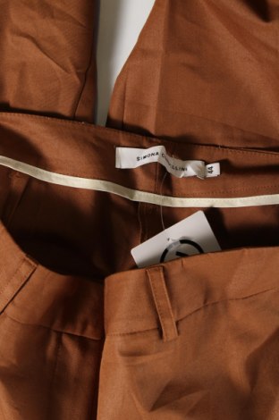 Pantaloni de femei Simona Corsellini, Mărime L, Culoare Maro, Preț 223,68 Lei