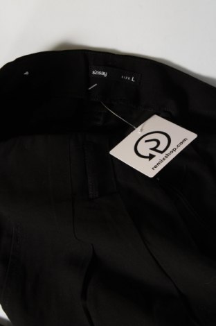 Γυναικείο παντελόνι Sinsay, Μέγεθος L, Χρώμα Μαύρο, Τιμή 3,59 €