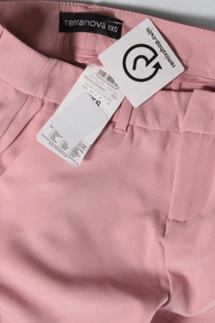 Γυναικείο παντελόνι Terranova, Μέγεθος XS, Χρώμα Ρόζ , Τιμή 13,18 €