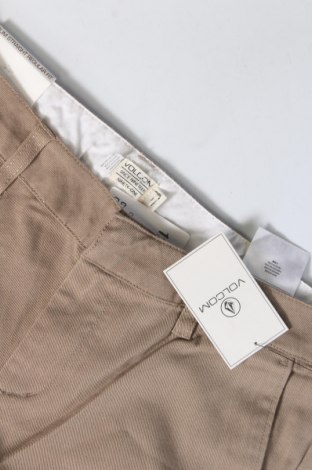 Дамски панталон Volcom, Размер M, Цвят Бежов, Цена 21,90 лв.