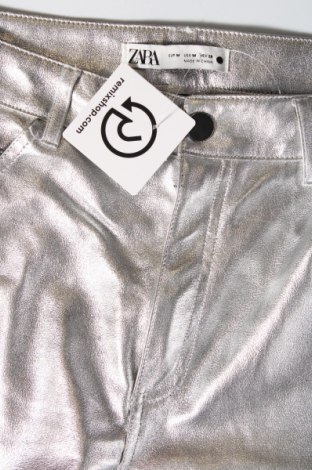 Дамски панталон Zara, Размер M, Цвят Сив, Цена 20,00 лв.