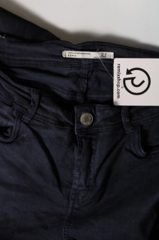 Pantaloni de femei Zara Trafaluc, Mărime M, Culoare Albastru, Preț 17,76 Lei