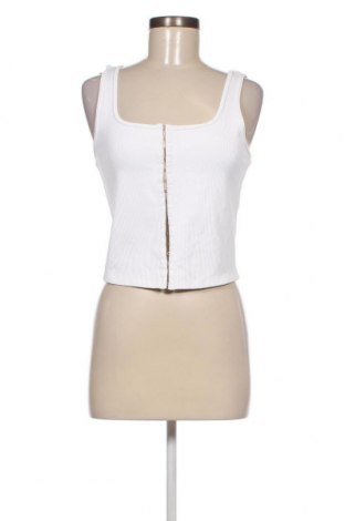 Γυναικείο αμάνικο μπλουζάκι Abercrombie & Fitch, Μέγεθος L, Χρώμα Λευκό, Τιμή 11,96 €
