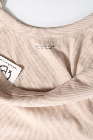 Tricou de damă Abercrombie & Fitch, Mărime L, Culoare Bej, Preț 57,24 Lei