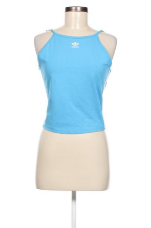 Damska koszulka na ramiączkach Adidas Originals, Rozmiar L, Kolor Niebieski, Cena 56,61 zł