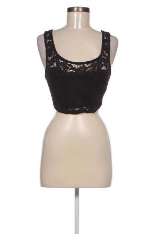 Γυναικείο αμάνικο μπλουζάκι Bershka, Μέγεθος M, Χρώμα Μαύρο, Τιμή 5,30 €