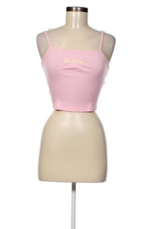 Γυναικείο αμάνικο μπλουζάκι Bershka, Μέγεθος S, Χρώμα Ρόζ , Τιμή 5,84 €