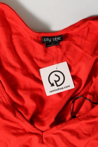 Tricou de damă City Chic, Mărime L, Culoare Roșu, Preț 15,82 Lei