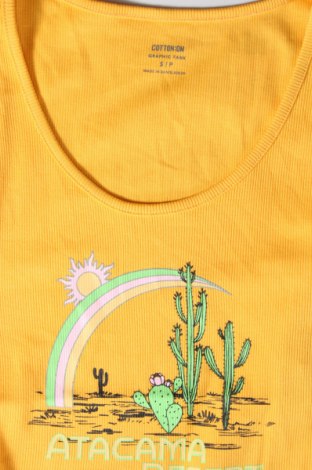 Tricou de damă Cotton On, Mărime S, Culoare Galben, Preț 69,08 Lei