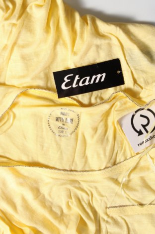 Damska koszulka na ramiączkach Etam, Rozmiar S, Kolor Żółty, Cena 29,37 zł