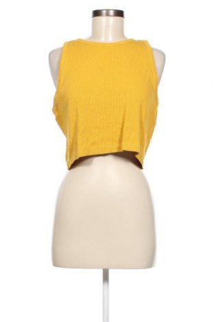 Γυναικείο αμάνικο μπλουζάκι H&M, Μέγεθος XL, Χρώμα Κίτρινο, Τιμή 3,14 €