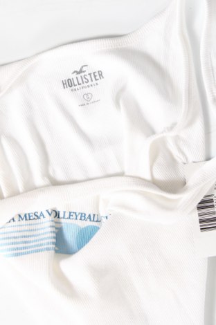 Γυναικείο αμάνικο μπλουζάκι Hollister, Μέγεθος S, Χρώμα Λευκό, Τιμή 5,23 €