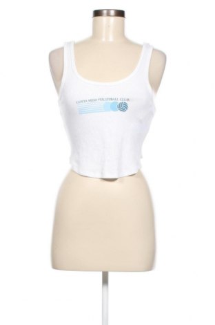 Γυναικείο αμάνικο μπλουζάκι Hollister, Μέγεθος M, Χρώμα Λευκό, Τιμή 5,23 €