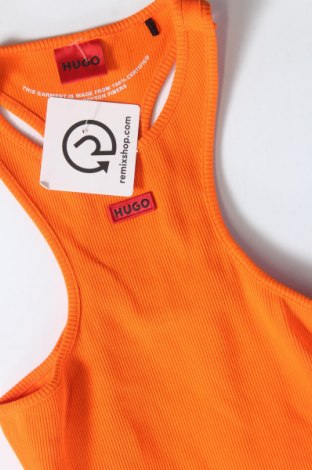 Γυναικείο αμάνικο μπλουζάκι Hugo Boss, Μέγεθος L, Χρώμα Πορτοκαλί, Τιμή 45,23 €