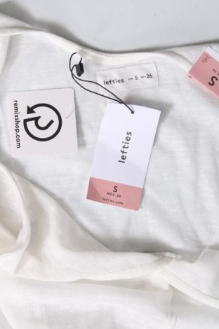 Γυναικείο αμάνικο μπλουζάκι Lefties, Μέγεθος S, Χρώμα Λευκό, Τιμή 5,41 €