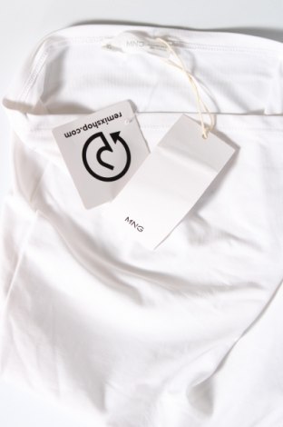 Γυναικείο αμάνικο μπλουζάκι Mango, Μέγεθος XS, Χρώμα Λευκό, Τιμή 19,18 €