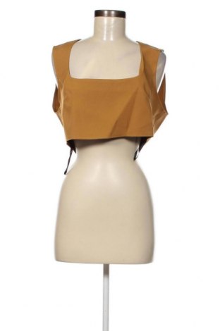 Γυναικείο αμάνικο μπλουζάκι Missguided, Μέγεθος XL, Χρώμα Καφέ, Τιμή 5,52 €