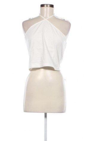 Γυναικείο αμάνικο μπλουζάκι NA-KD, Μέγεθος XL, Χρώμα Λευκό, Τιμή 14,95 €
