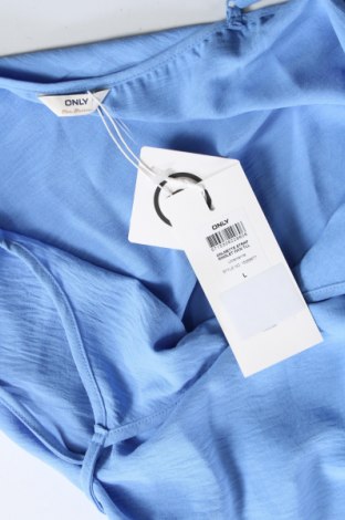 Γυναικείο αμάνικο μπλουζάκι ONLY, Μέγεθος L, Χρώμα Μπλέ, Τιμή 3,20 €