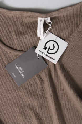 Γυναικείο αμάνικο μπλουζάκι ONLY Carmakoma, Μέγεθος XXL, Χρώμα Καφέ, Τιμή 13,92 €