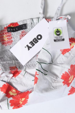 Γυναικείο αμάνικο μπλουζάκι Obey, Μέγεθος L, Χρώμα Πολύχρωμο, Τιμή 5,68 €