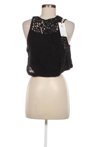 Γυναικείο αμάνικο μπλουζάκι Object, Μέγεθος M, Χρώμα Μαύρο, Τιμή 14,95 €