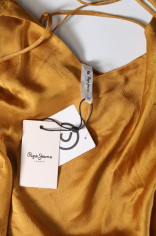 Γυναικείο αμάνικο μπλουζάκι Pepe Jeans, Μέγεθος XS, Χρώμα Χρυσαφί, Τιμή 11,96 €