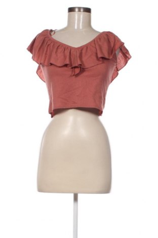 Γυναικείο αμάνικο μπλουζάκι Pull&Bear, Μέγεθος XS, Χρώμα Καφέ, Τιμή 11,67 €