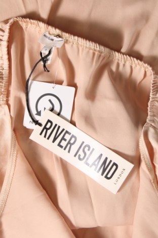 Γυναικείο αμάνικο μπλουζάκι River Island, Μέγεθος XS, Χρώμα Καφέ, Τιμή 4,34 €