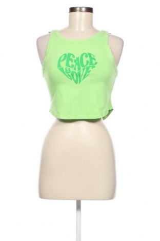 Γυναικείο αμάνικο μπλουζάκι Tally Weijl, Μέγεθος L, Χρώμα Πράσινο, Τιμή 6,60 €