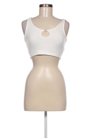 Γυναικείο αμάνικο μπλουζάκι Tally Weijl, Μέγεθος S, Χρώμα Λευκό, Τιμή 5,52 €