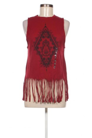Γυναικείο αμάνικο μπλουζάκι Undiz, Μέγεθος XS, Χρώμα Κόκκινο, Τιμή 14,95 €