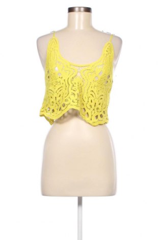 Γυναικείο αμάνικο μπλουζάκι Undiz, Μέγεθος S, Χρώμα Κίτρινο, Τιμή 5,23 €