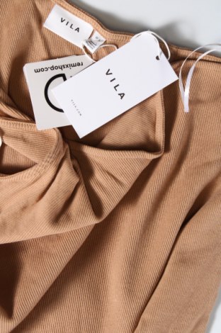 Tricou de damă VILA, Mărime L, Culoare Bej, Preț 28,42 Lei