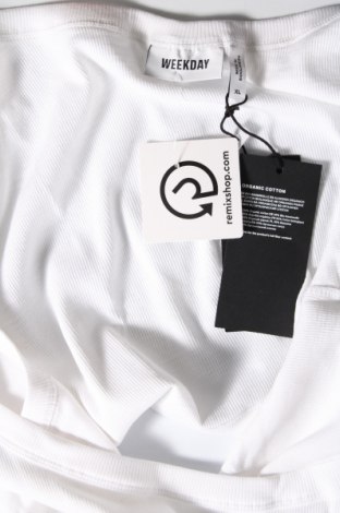 Γυναικείο αμάνικο μπλουζάκι Weekday, Μέγεθος XL, Χρώμα Λευκό, Τιμή 5,95 €