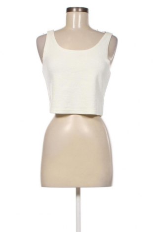 Γυναικείο αμάνικο μπλουζάκι Weekday, Μέγεθος L, Χρώμα Λευκό, Τιμή 5,41 €