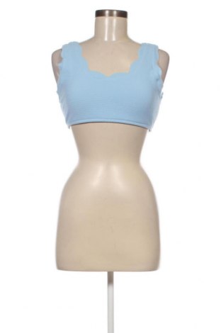 Γυναικείο αμάνικο μπλουζάκι Zaful, Μέγεθος L, Χρώμα Μπλέ, Τιμή 3,22 €