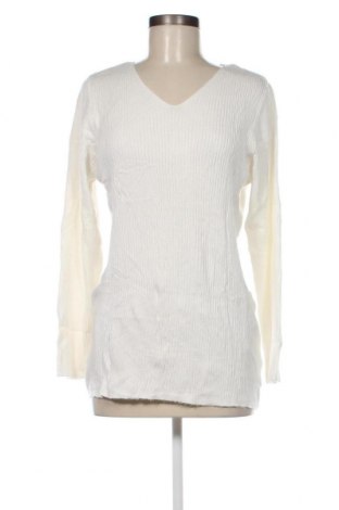 Дамски пуловер, Размер L, Цвят Бял, Цена 7,25 лв.