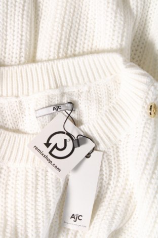 Γυναικείο πουλόβερ Ajc, Μέγεθος M, Χρώμα Λευκό, Τιμή 7,59 €