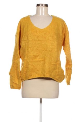 Дамски пуловер Amelie & Amelie, Размер M, Цвят Жълт, Цена 7,25 лв.