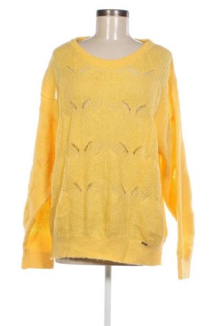 Дамски пуловер America Today, Размер L, Цвят Жълт, Цена 12,47 лв.