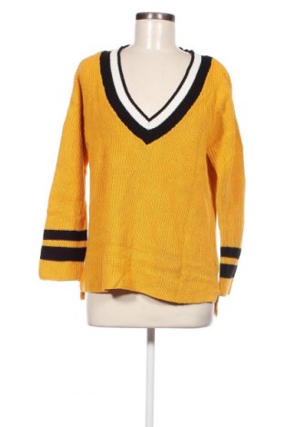 Дамски пуловер Amisu, Размер M, Цвят Жълт, Цена 7,54 лв.