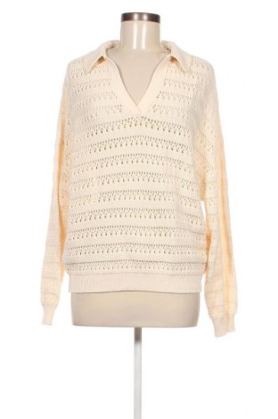 Дамски пуловер Amisu, Размер M, Цвят Екрю, Цена 29,01 лв.